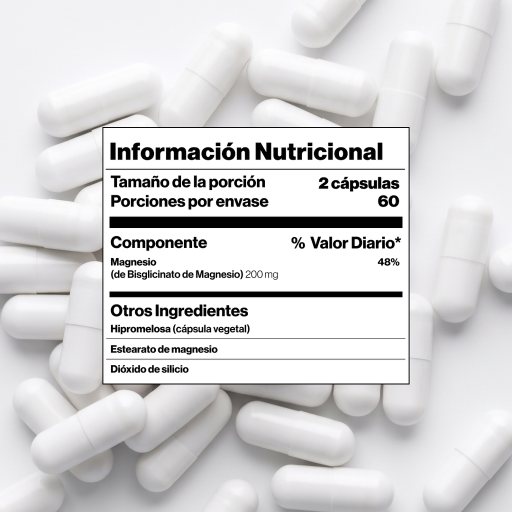 NUTRIRIONAL FACTS REVIVE Magnesium Glycinate.webp
