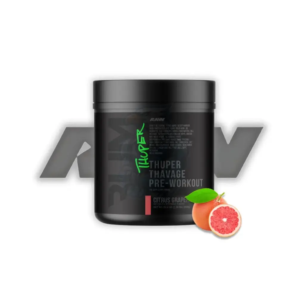RAW Bum Thuper Thavage Pre-Workout (CITRUS GRAPEFRUIT)