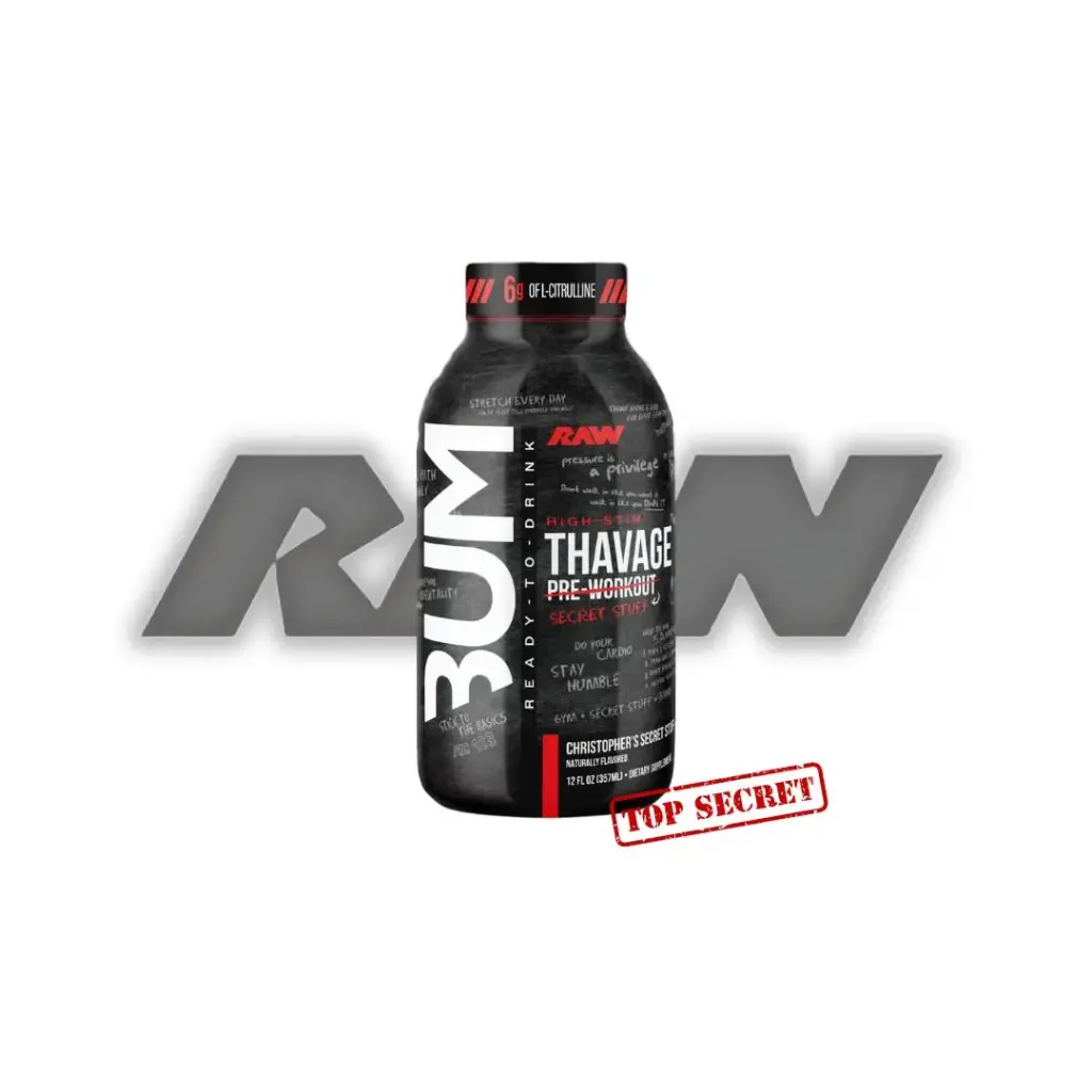 RAW Bum Thavage RTD Pre-Workout