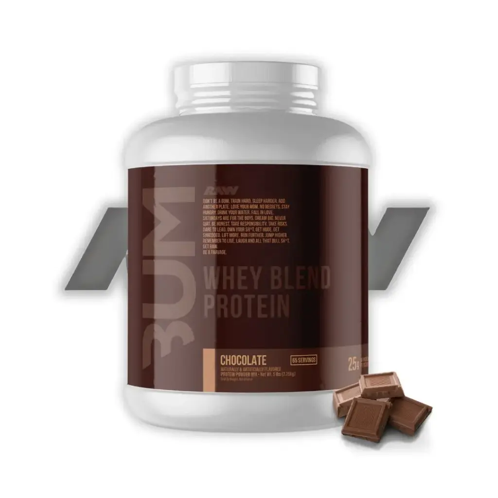RAW Bum Whey Protein 5lbs (CHOCOLATE)
