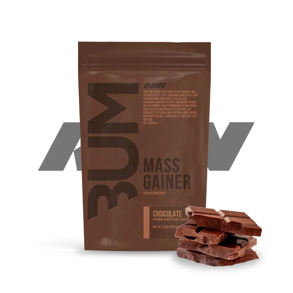 RAW Bum Mass Gainer Protein 12lb (CHOCOLATE)