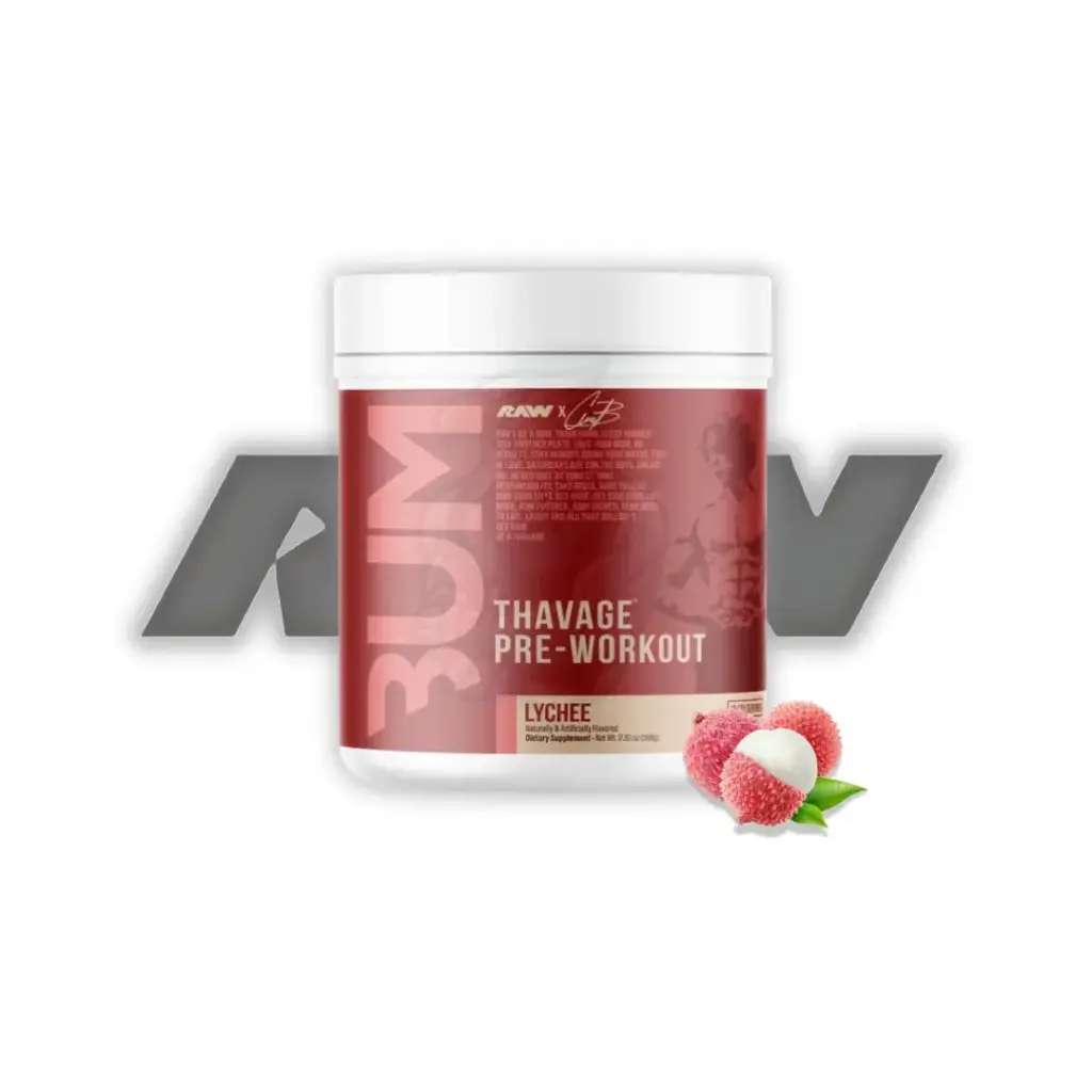 RAW Bum Thavage Pre-Workout (LYCHEE)